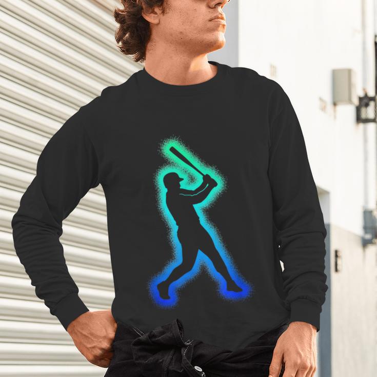 Baseball Player Graphic Unisex Long Sleeve T-Shirt Baseball Player Graphic Unisex Long Sleeve T-Shirt