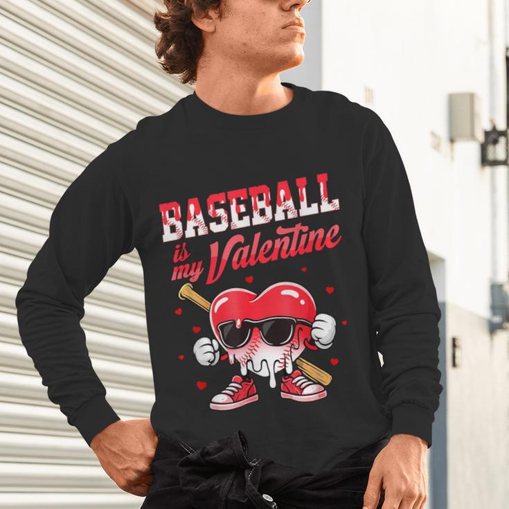 Baseball Is My Valentine Shirt Heart Drip Baseball Lovers Unisex Long Sleeve T-Shirt Baseball Is My Valentine Shirt Heart Drip Baseball Lovers Unisex Long Sleeve T-Shirt