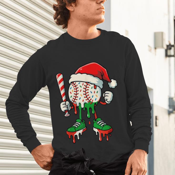 Christmas Baseball Drip For Boys Ice Cream Drip Baseball Unisex Long Sleeve T-Shirt Christmas Baseball Drip For Boys Ice Cream Drip Baseball Unisex Long Sleeve T-Shirt