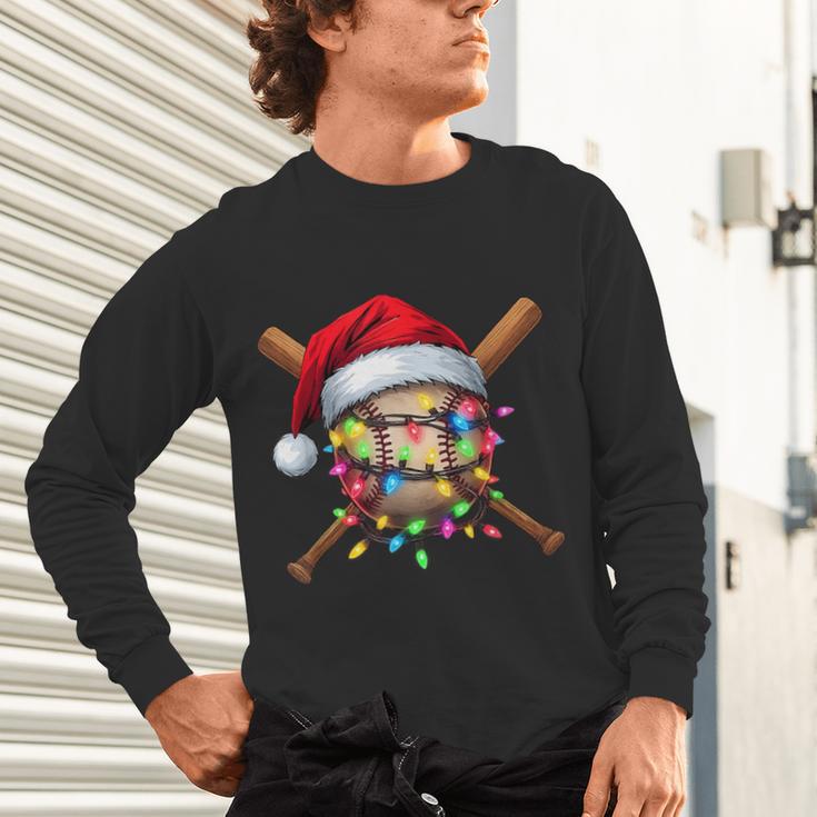 Christmas Baseball Pajama Santa For Men Boys Girls Kids Xmas Unisex Long Sleeve T-Shirt Christmas Baseball Pajama Santa For Men Boys Girls Kids Xmas Unisex Long Sleeve T-Shirt