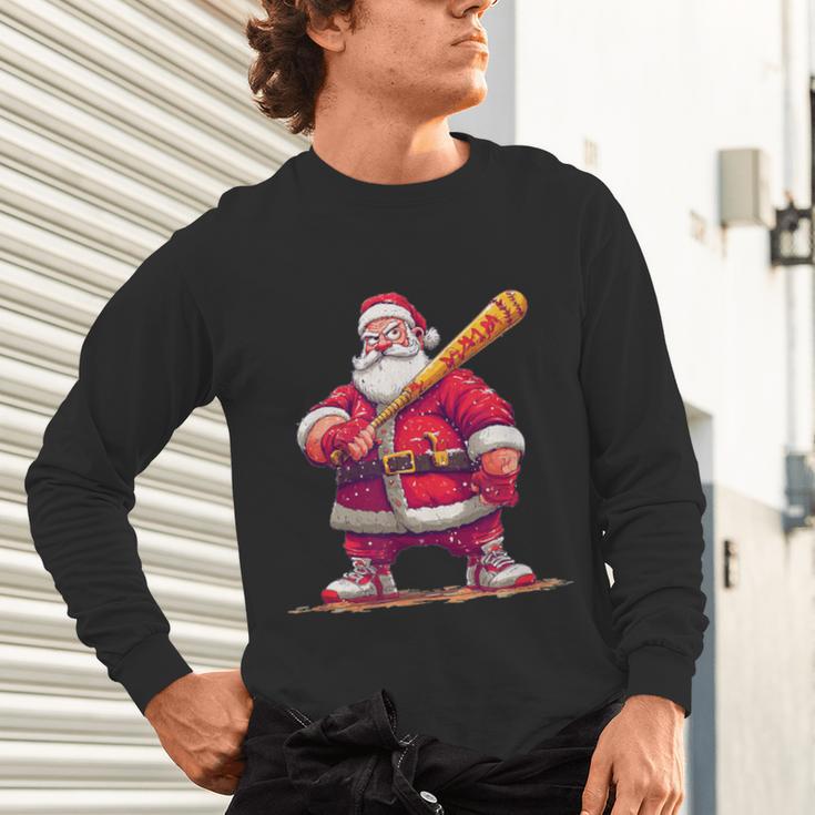 Festive Baseball Bat Costume For Adults And Kids Unisex Long Sleeve T-Shirt Festive Baseball Bat Costume For Adults And Kids Unisex Long Sleeve T-Shirt