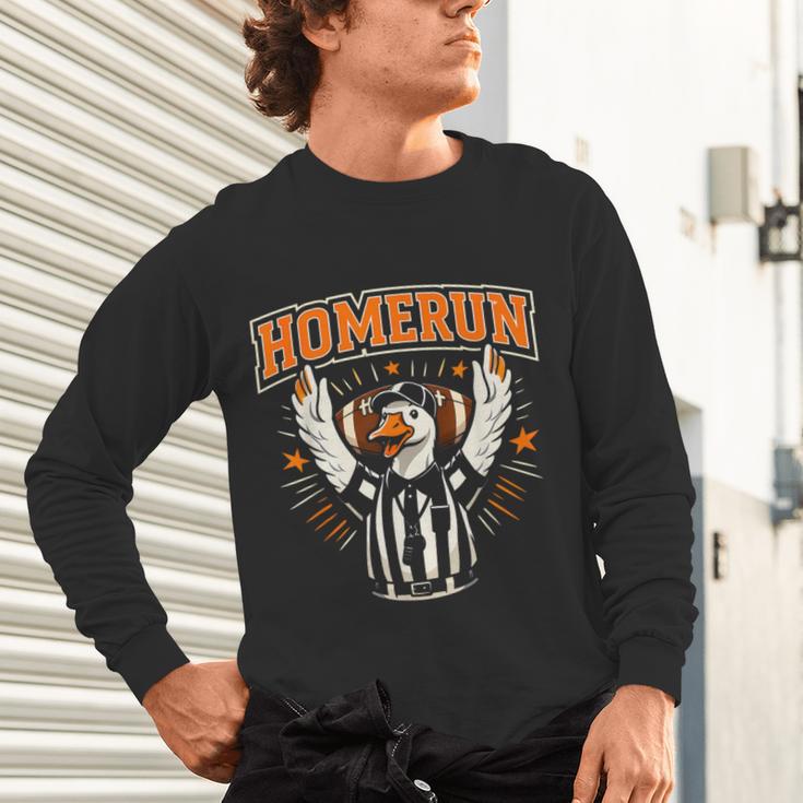 Football Referee Touchdown Baseball Homerun Goose Unisex Long Sleeve T-Shirt Football Referee Touchdown Baseball Homerun Goose Unisex Long Sleeve T-Shirt