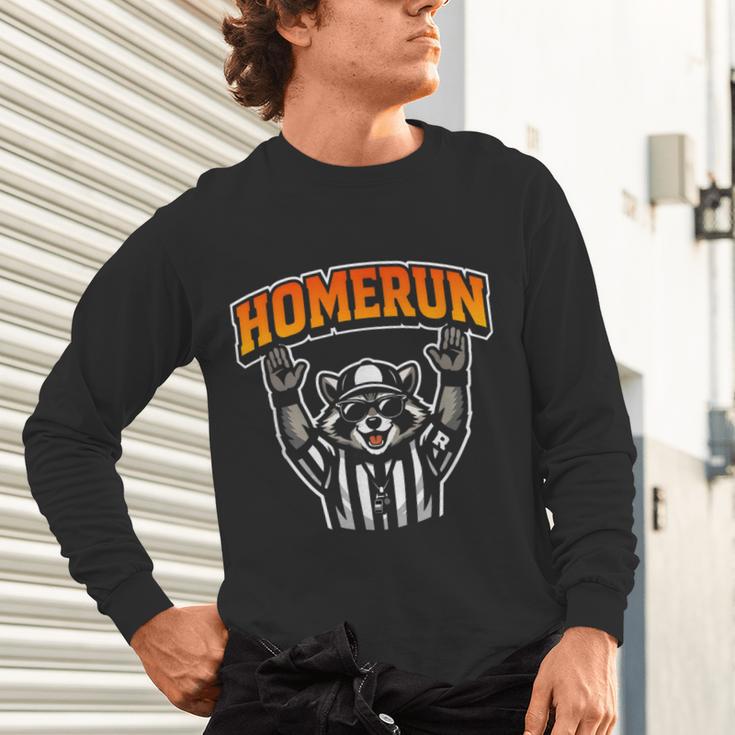 Football Referee Touchdown Baseball Homerun Raccoon Unisex Long Sleeve T-Shirt Football Referee Touchdown Baseball Homerun Raccoon Unisex Long Sleeve T-Shirt