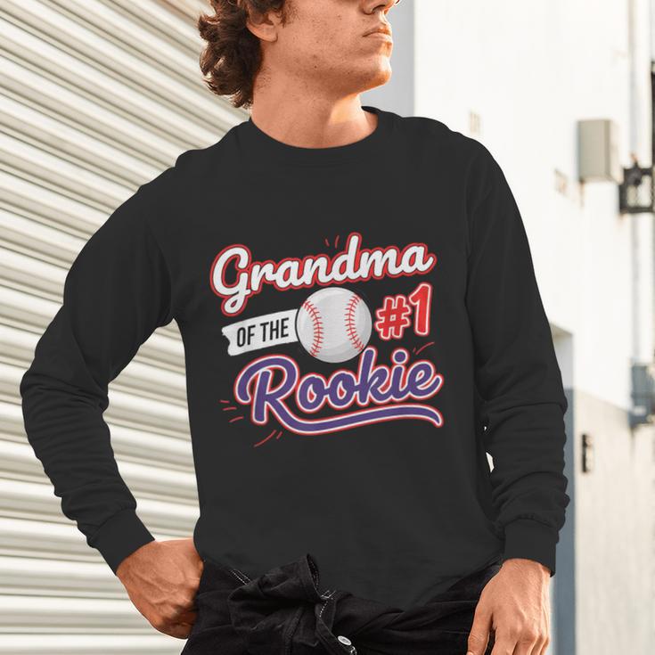Grandparent Grandma Of The 1 Rookie Baseball Unisex Long Sleeve T-Shirt