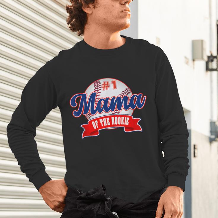 Mama Rookie Of Year 1st Birthday Baseball Theme Matching Unisex Long Sleeve T-Shirt