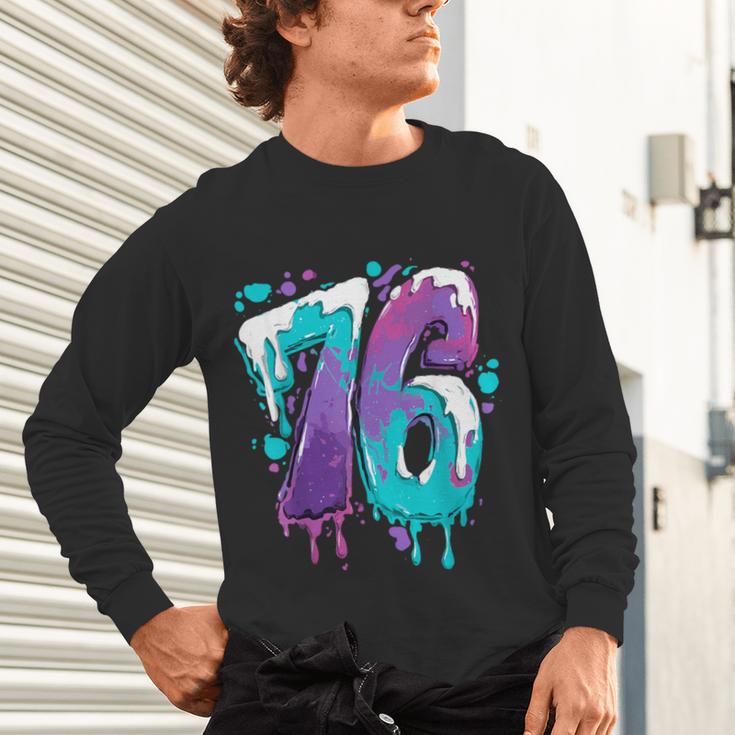 Vintage Baseball 76 Number Unisex Long Sleeve T-Shirt Vintage Baseball 76 Number Unisex Long Sleeve T-Shirt