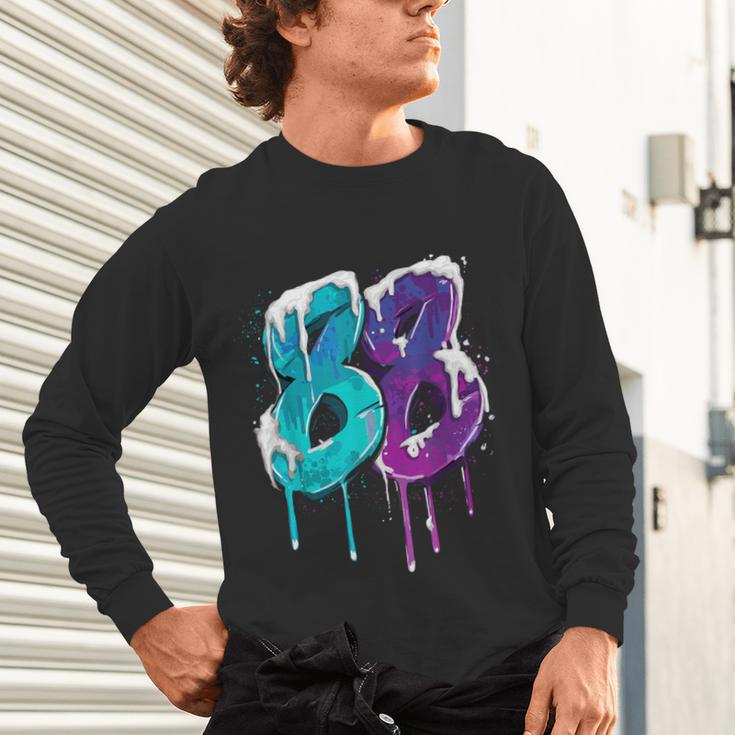 Vintage Baseball 88 Number Unisex Long Sleeve T-Shirt Vintage Baseball 88 Number Unisex Long Sleeve T-Shirt