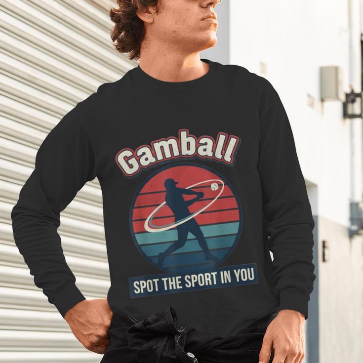 Vintage Baseball Batter Retro Sports Circle Graphic Unisex Long Sleeve T-Shirt Vintage Baseball Batter Retro Sports Circle Graphic Unisex Long Sleeve T-Shirt