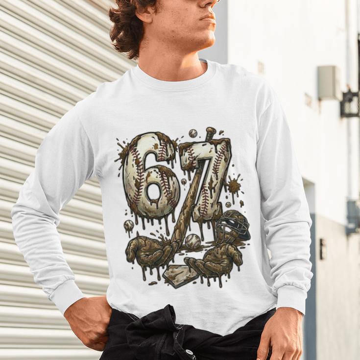 67 Baseball Six Seven Baseball 6 7 Kids Boys Girls Unisex Long Sleeve T-Shirt 67 Baseball Six Seven Baseball 6 7 Kids Boys Girls Unisex Long Sleeve T-Shirt
