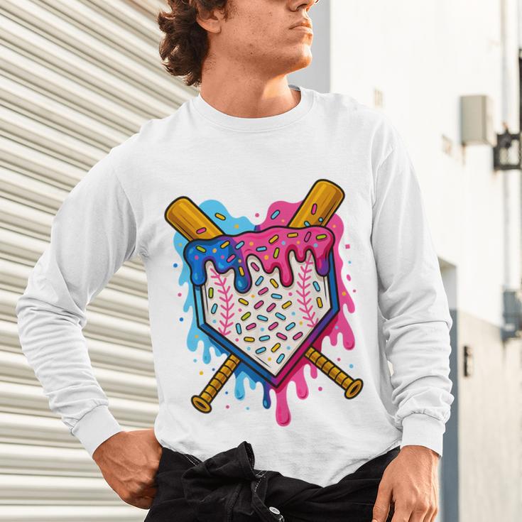 Baseball Boys Ice Cream Drip Baseball Unisex Long Sleeve T-Shirt Baseball Boys Ice Cream Drip Baseball Unisex Long Sleeve T-Shirt
