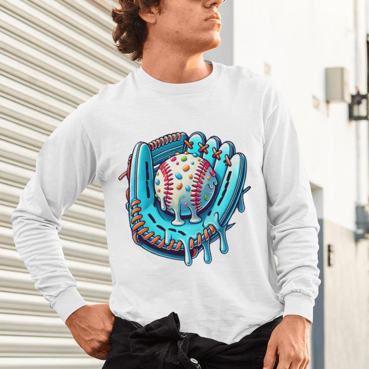 Baseball Drip Ice Cream Sprinkles Baseball Player Premium Tri-Blend Unisex Long Sleeve T-Shirt Baseball Drip Ice Cream Sprinkles Baseball Player Premium Tri-Blend Unisex Long Sleeve T-Shirt