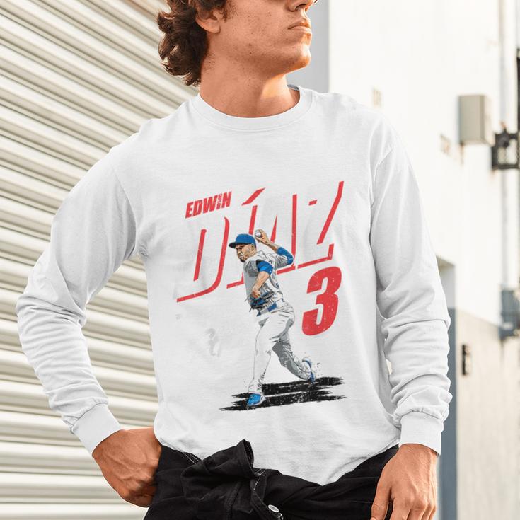 Edwin Diaz Los Angeles D Baseball Players MLBEDD204M Unisex Long Sleeve T-Shirt