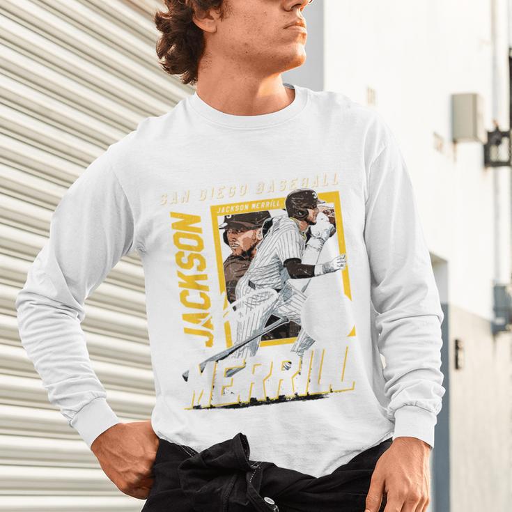 Jackson Merrill San Diego MLB Baseball Player MLBJME203M Unisex Long Sleeve T-Shirt Jackson Merrill San Diego MLB Baseball Player MLBJME203M Unisex Long Sleeve T-Shirt