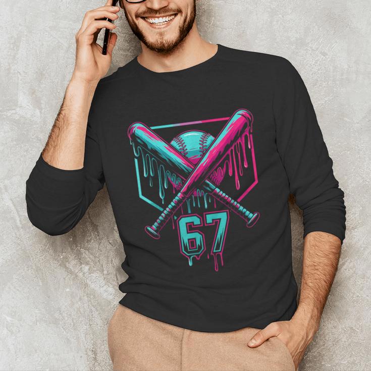 67 Baseball Drip Six Seven Gen Alpha Slag Unisex Long Sleeve T-Shirt 67 Baseball Drip Six Seven Gen Alpha Slag Unisex Long Sleeve T-Shirt