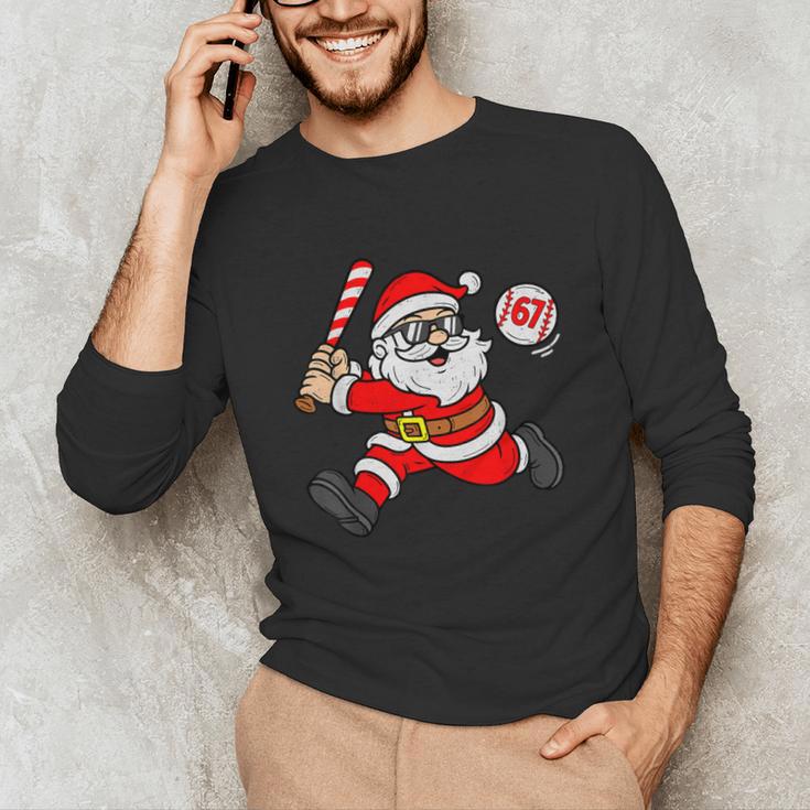 67 Baseball Santa Six Seven Meme Christmas Sport Men Boy Kid Unisex Long Sleeve T-Shirt 67 Baseball Santa Six Seven Meme Christmas Sport Men Boy Kid Unisex Long Sleeve T-Shirt