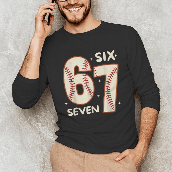 67 Baseball Six Seven 6 7 Meme Kids 67 Teen Boys 6-7 Unisex Long Sleeve T-Shirt 67 Baseball Six Seven 6 7 Meme Kids 67 Teen Boys 6-7 Unisex Long Sleeve T-Shirt