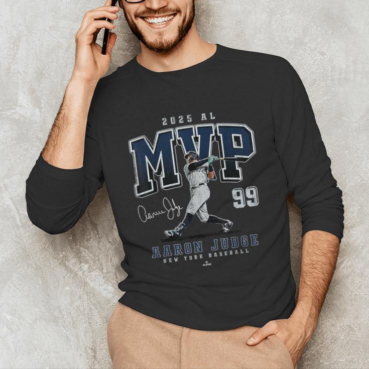 Aaron Judge 2025 AL MVP New York Baseball MLBPA Unisex Long Sleeve T-Shirt Aaron Judge 2025 AL MVP New York Baseball MLBPA Unisex Long Sleeve T-Shirt