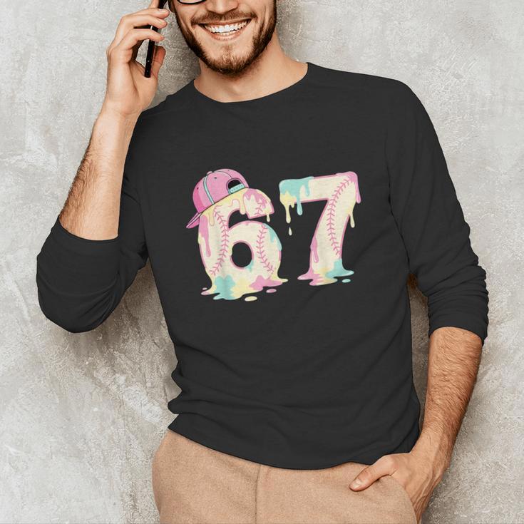 Baseball 67 Dripping Six Seven Drip Boys Gen Z Unisex Long Sleeve T-Shirt Baseball 67 Dripping Six Seven Drip Boys Gen Z Unisex Long Sleeve T-Shirt