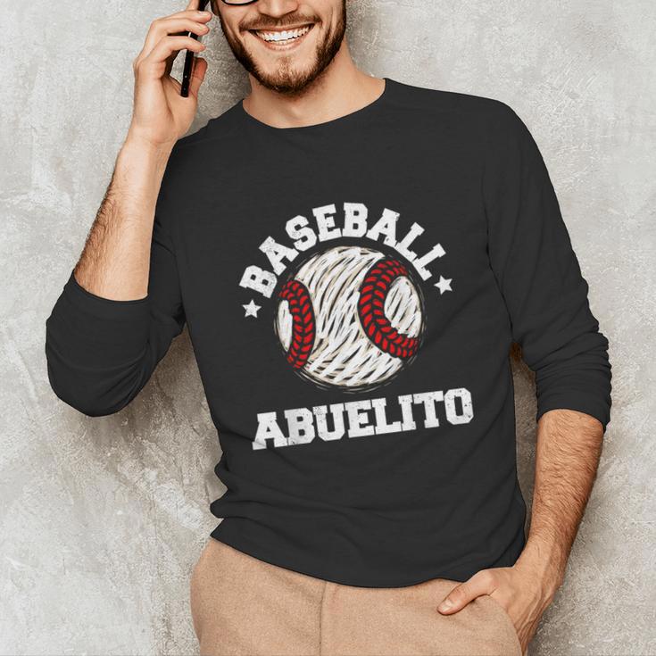 Baseball Abuelito Distressed Vintage Grandpa Game Day Unisex Long Sleeve T-Shirt Baseball Abuelito Distressed Vintage Grandpa Game Day Unisex Long Sleeve T-Shirt