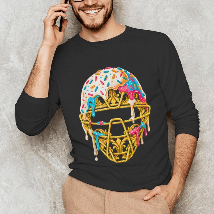 Baseball Drip For Boys Ice Cream Drip Youth Boys Catcher's Unisex Long Sleeve T-Shirt Baseball Drip For Boys Ice Cream Drip Youth Boys Catcher's Unisex Long Sleeve T-Shirt