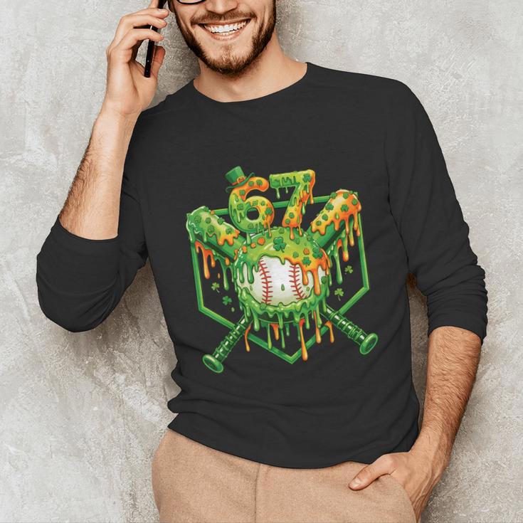 Baseball Drip St Patricks Day Boys Baseball St Patricks Day Unisex Long Sleeve T-Shirt Baseball Drip St Patricks Day Boys Baseball St Patricks Day Unisex Long Sleeve T-Shirt