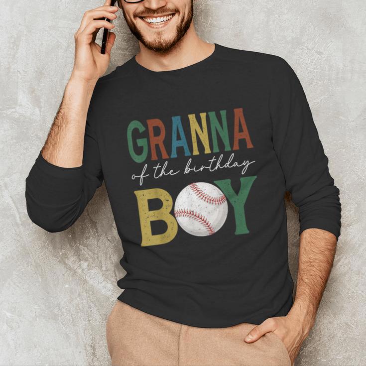 Baseball Granna Of The Birthday Boy Family Matching Unisex Long Sleeve T-Shirt