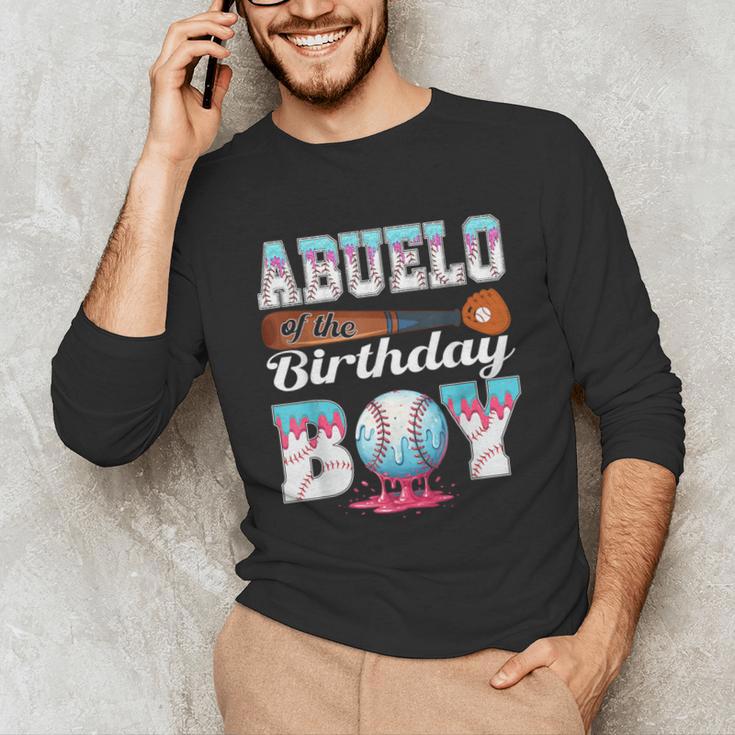 Baseball Ice Cream Drip Abuelo Of The Birthday Boy Unisex Long Sleeve T-Shirt Baseball Ice Cream Drip Abuelo Of The Birthday Boy Unisex Long Sleeve T-Shirt