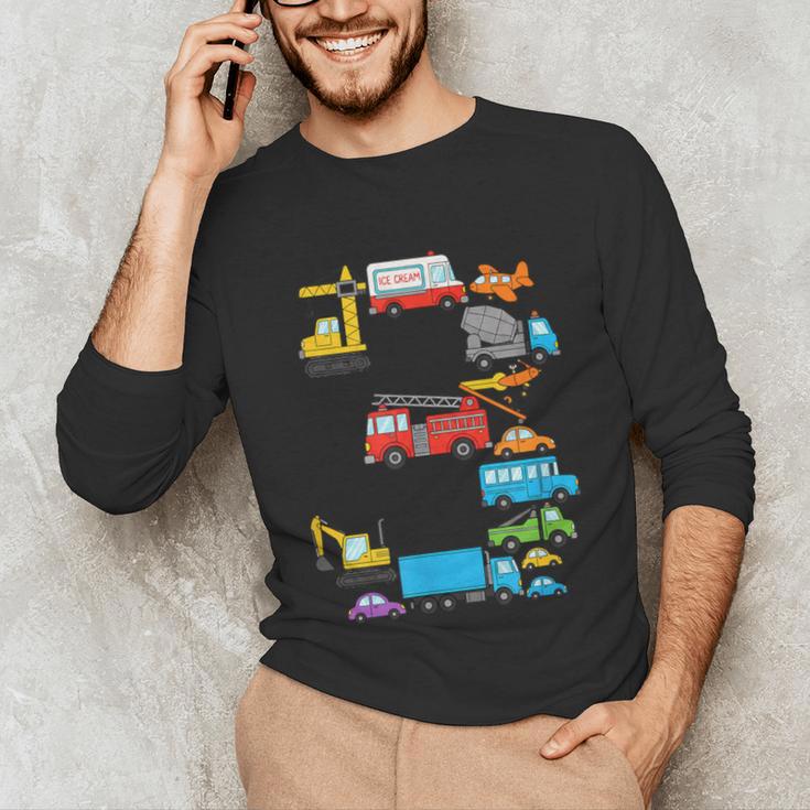 Baseball Ice Cream Drip Vehicles Youth Baseball Drip Unisex Long Sleeve T-Shirt