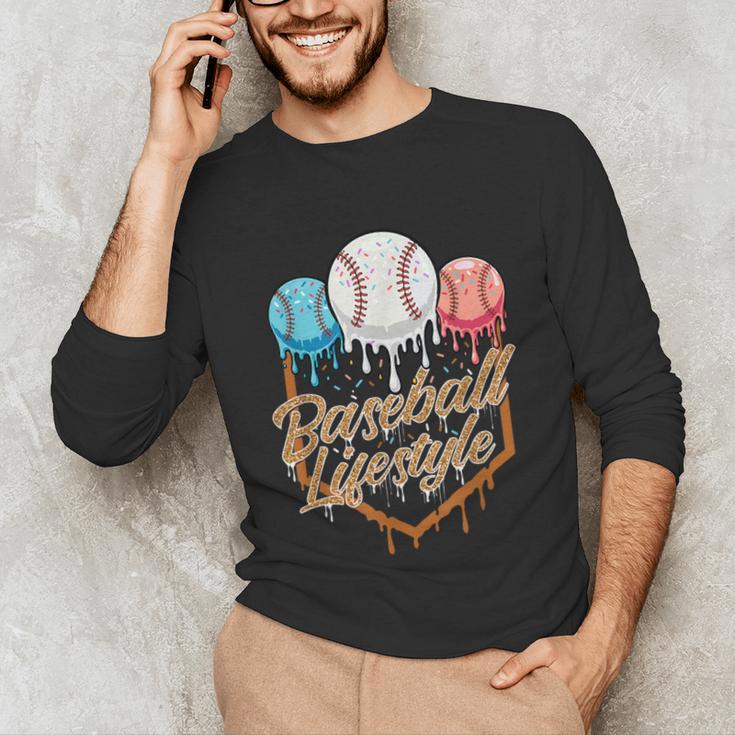Baseball Lifestyle Baseball Lover Player Baseballer Unisex Long Sleeve T-Shirt Baseball Lifestyle Baseball Lover Player Baseballer Unisex Long Sleeve T-Shirt
