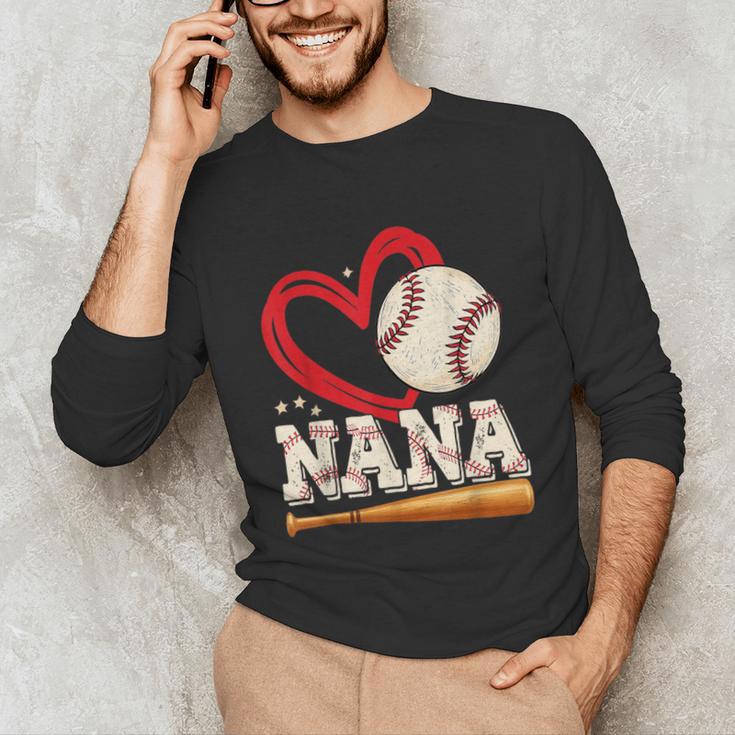 Baseball Nana Baseball Heart Family Matching Unisex Long Sleeve T-Shirt