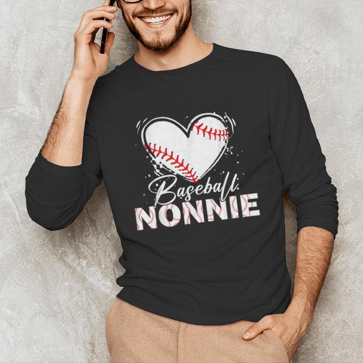 Baseball Nonnie Baseball Heart Unisex Long Sleeve T-Shirt Baseball Nonnie Baseball Heart Unisex Long Sleeve T-Shirt