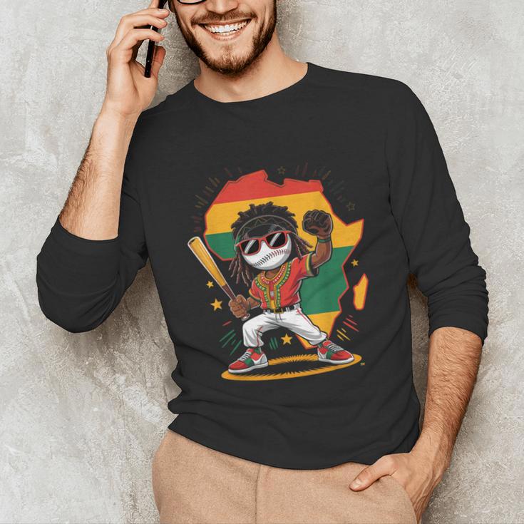 Baseball History Month For Boys Unisex Long Sleeve T-Shirt