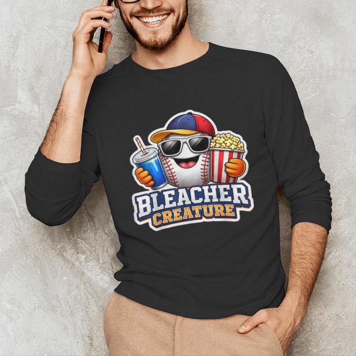 Bleacher Creature Baseball Fan Supporter Game Day Ball Unisex Long Sleeve T-Shirt