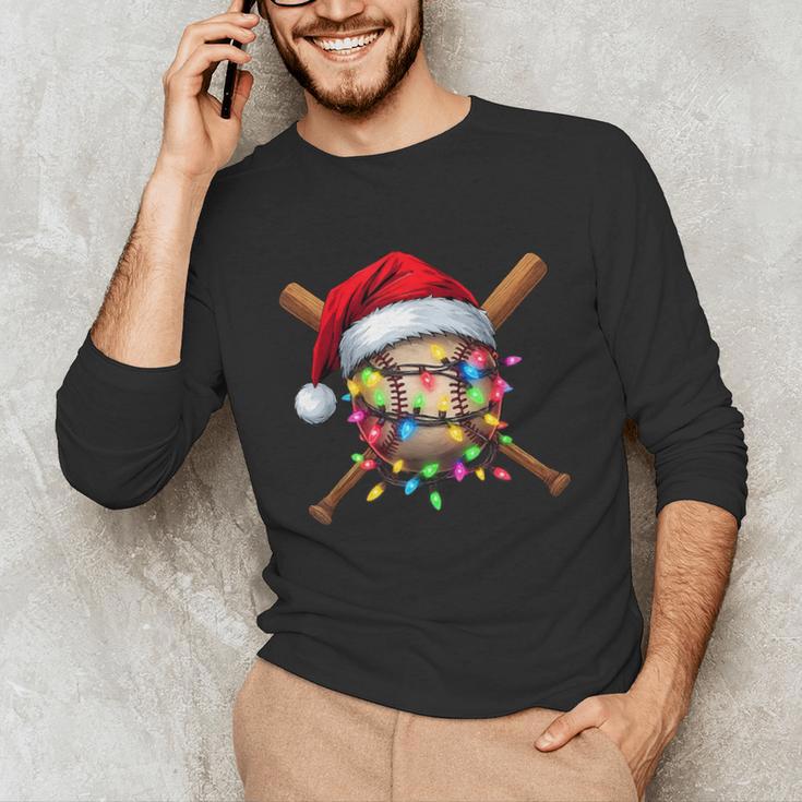 Christmas Baseball Pajama Santa For Men Boys Girls Kids Xmas Unisex Long Sleeve T-Shirt Christmas Baseball Pajama Santa For Men Boys Girls Kids Xmas Unisex Long Sleeve T-Shirt