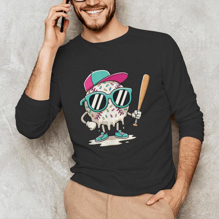 Dripping Baseball Baseball Lover Player Baseballer Unisex Long Sleeve T-Shirt Dripping Baseball Baseball Lover Player Baseballer Unisex Long Sleeve T-Shirt