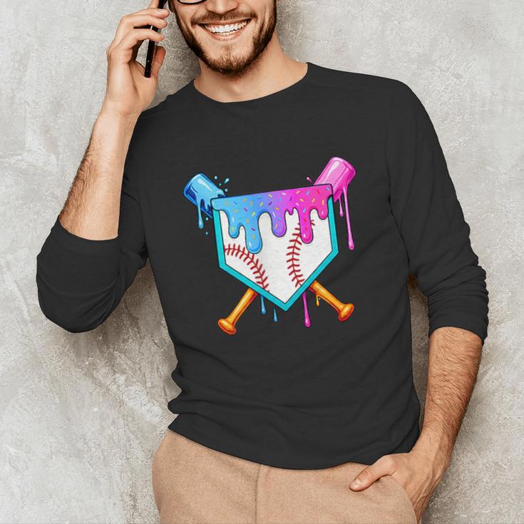 Dripping Baseball Pocket Respect The Drip Boys Baseball Unisex Long Sleeve T-Shirt