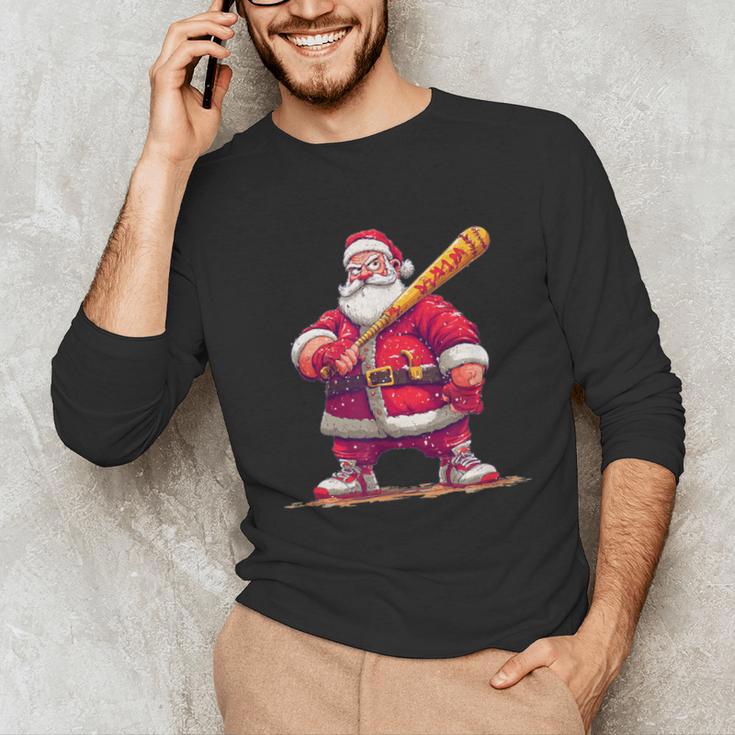 Festive Baseball Bat Costume For Adults And Kids Unisex Long Sleeve T-Shirt Festive Baseball Bat Costume For Adults And Kids Unisex Long Sleeve T-Shirt