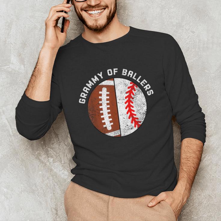 Grammy Of Ballers Football Baseball Grandma Grammy Unisex Long Sleeve T-Shirt Grammy Of Ballers Football Baseball Grandma Grammy Unisex Long Sleeve T-Shirt
