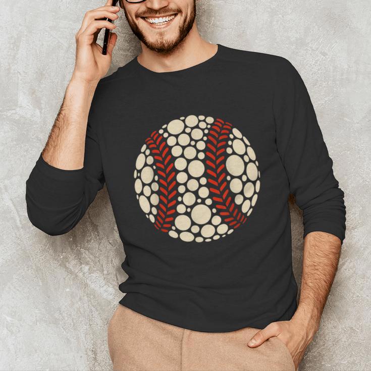 Happy Dot Day Baseball Colorful Polka Dots Boy And Youth Unisex Long Sleeve T-Shirt Happy Dot Day Baseball Colorful Polka Dots Boy And Youth Unisex Long Sleeve T-Shirt