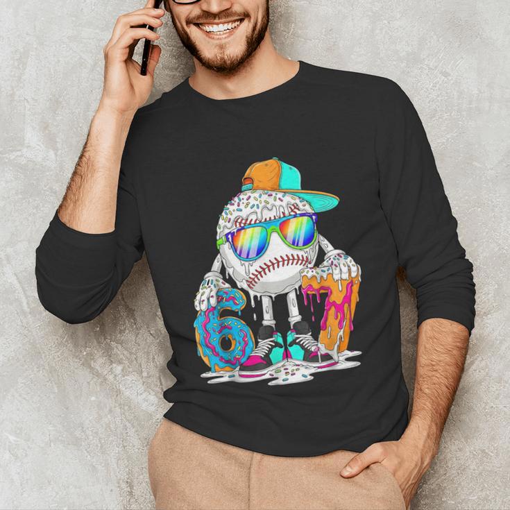 HUGvyn 6 7 Baseball Number Kid Drip Ice Cream Six Seven Meme Unisex Long Sleeve T-Shirt HUGvyn 6 7 Baseball Number Kid Drip Ice Cream Six Seven Meme Unisex Long Sleeve T-Shirt