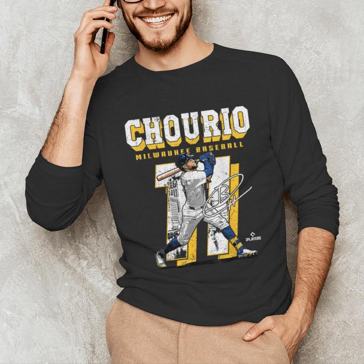 Jackson Chourio Milwaukee MLB Baseball Player MLBJCH201M Unisex Long Sleeve T-Shirt