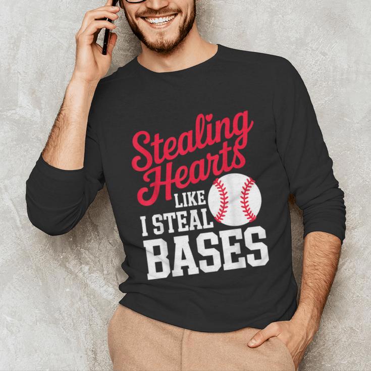 Kids Stealing Hearts Cute Baseball Boys Unisex Long Sleeve T-Shirt Kids Stealing Hearts Cute Baseball Boys Unisex Long Sleeve T-Shirt