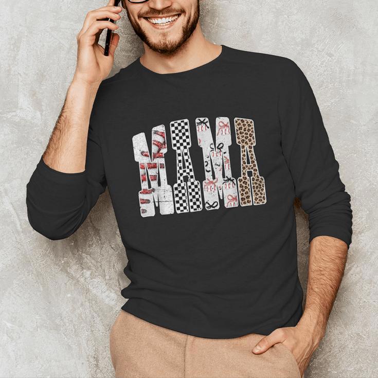 Mama Baseball Season Happy Game Day Trendy Sports Mom Unisex Long Sleeve T-Shirt Mama Baseball Season Happy Game Day Trendy Sports Mom Unisex Long Sleeve T-Shirt