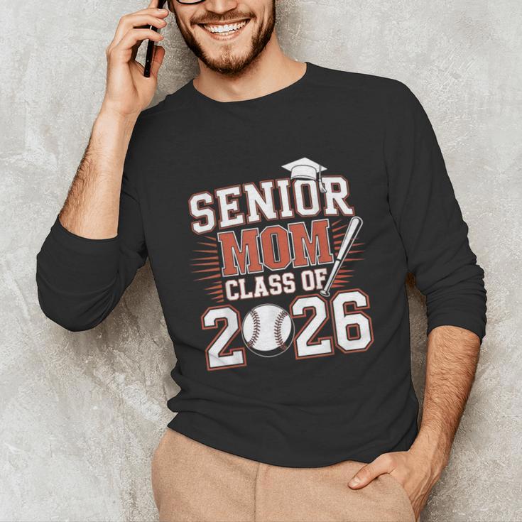 Senior Mom Class Of 2026 Graduate Baseball 2026 Graduation Unisex Long Sleeve T-Shirt Senior Mom Class Of 2026 Graduate Baseball 2026 Graduation Unisex Long Sleeve T-Shirt