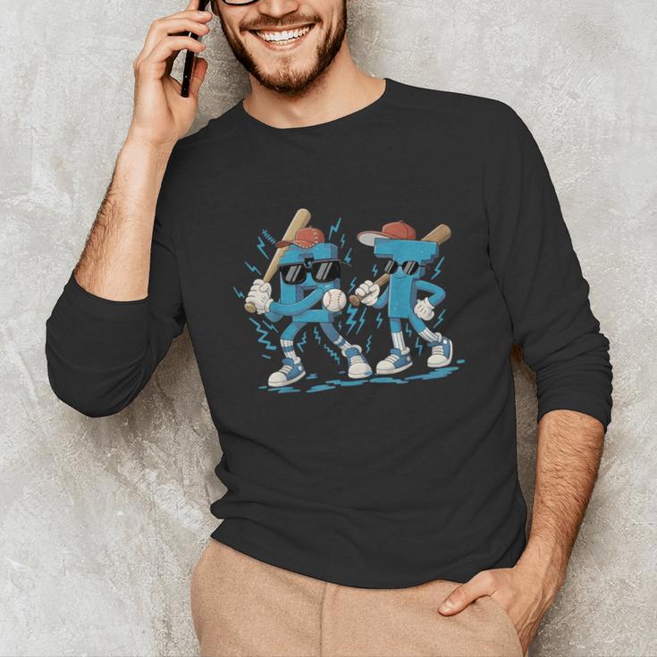 Six Seven Bruh Baseball 67 Meme For Men Boy Kids Unisex Long Sleeve T-Shirt