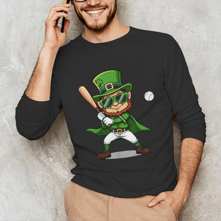 St Patrick’s Day Leprechaun Baseball Irish Graphic Unisex Long Sleeve T-Shirt St Patrick’s Day Leprechaun Baseball Irish Graphic Unisex Long Sleeve T-Shirt