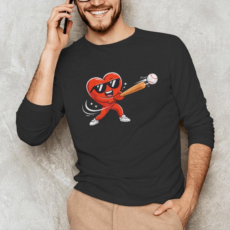 Valentine Baseball Heart Sport Valentines Day Men Boys Kids Unisex Long Sleeve T-Shirt Valentine Baseball Heart Sport Valentines Day Men Boys Kids Unisex Long Sleeve T-Shirt