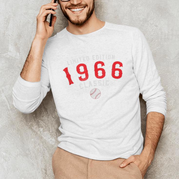 60 Year Old 1966 Classic Baseball 60th Birthday Unisex Long Sleeve T-Shirt 60 Year Old 1966 Classic Baseball 60th Birthday Unisex Long Sleeve T-Shirt