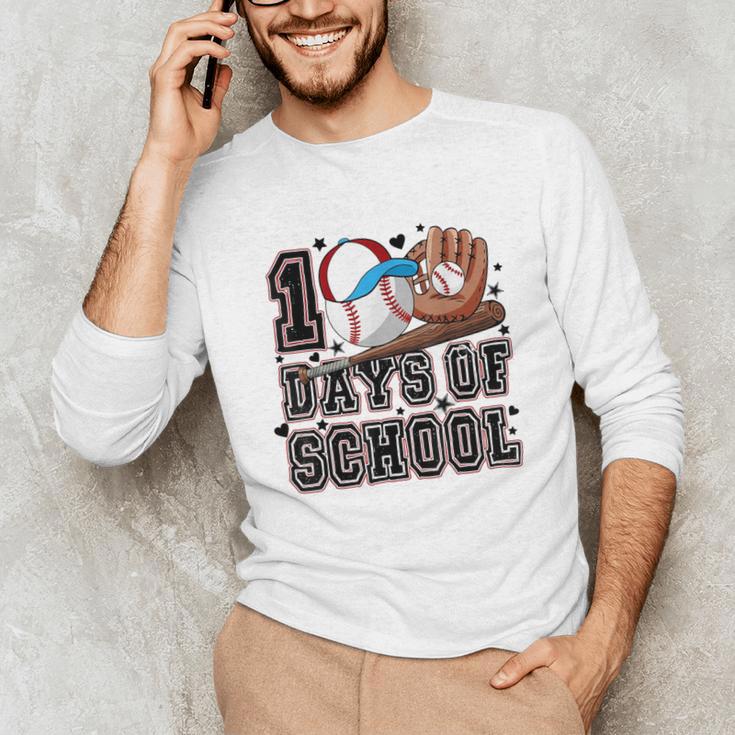 Baseball 100 Days Of School Happy 100th Day Teachers Kids Unisex Long Sleeve T-Shirt Baseball 100 Days Of School Happy 100th Day Teachers Kids Unisex Long Sleeve T-Shirt