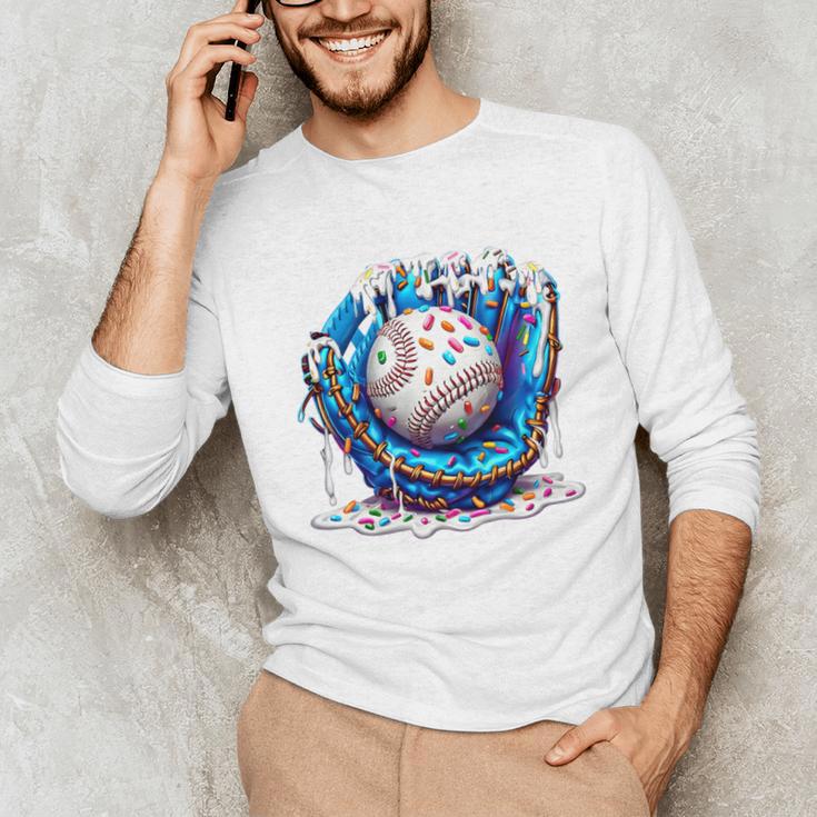 Baseball Drip For Boys Ice Cream Drip Youth Baseball Boys Premium Tri-Blend Unisex Long Sleeve T-Shirt Baseball Drip For Boys Ice Cream Drip Youth Baseball Boys Premium Tri-Blend Unisex Long Sleeve T-Shirt